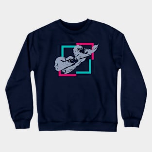 Geometric Graphic Crewneck Sweatshirt